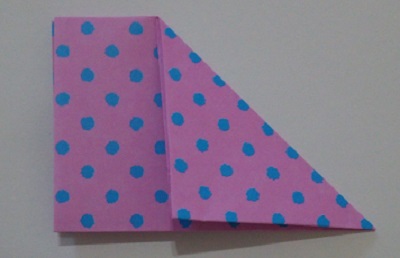 ハート折り紙折り方５