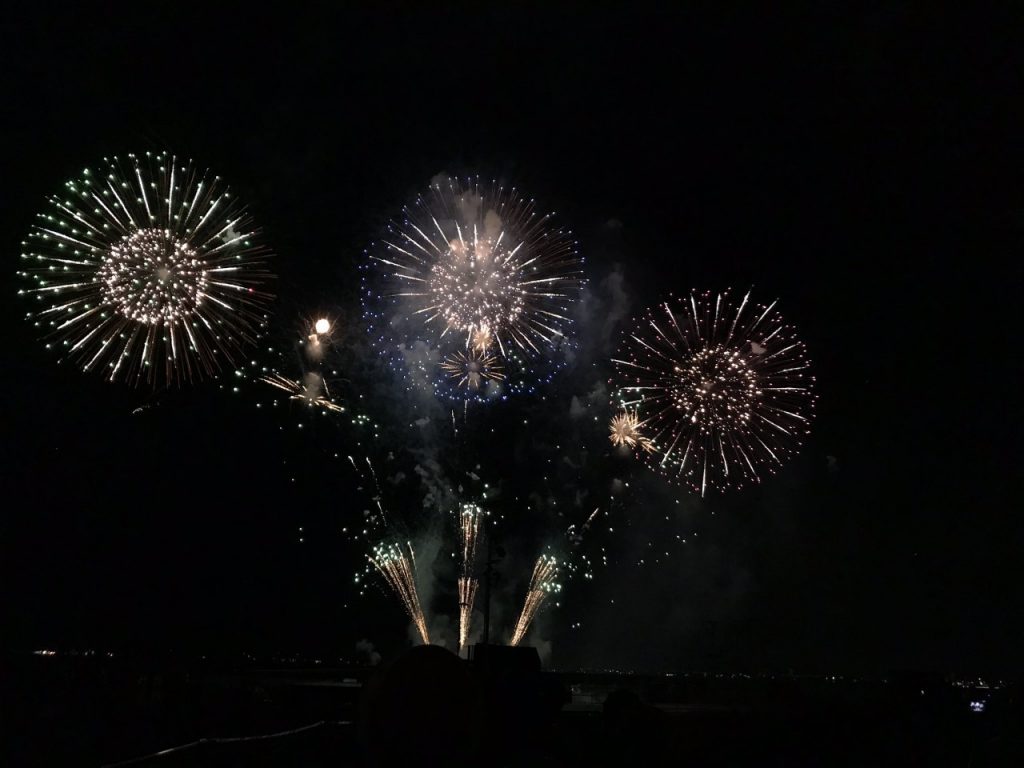 琵琶湖花火大会 混雑 屋台